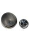 Steel Black Billiard Ball Design Round Push Ash Tray Ashtray cin547sy - 4