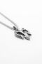 Gray Vintage Poseidon Ancient Greek God Steel Unisex Necklace Eu56 - 4