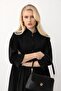 Ribbed Detailed Casual Dress Black 9285-E - 3