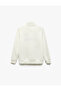 Half Zipper Embroidered Long Sleeve Sweatshirt - 4