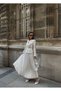 Elizabeth Gold Belted-Buttoned Blazer Jacket and Pleated Skirt Set - 2