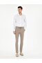 Mink Slim Fit Flexible Jogger Canvas Trousers 50305839-Vr052 - 3