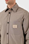 Relaxed Fit Patch Pocket Logo Patched Men's Shirt Jacket Af1377 Em 001629 - 6