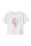 Bright White T-Shirt for Women and Girl