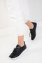 Women's Black Sneakers 20302 - 5