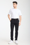 Siyah Slim Fit Basic Chino Esnek Gabardin Pantolon TMNSS25PL00018 - 9