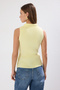 Sarı Polo Yaka Fitilli İnce Triko Bluz TWOSS25BZ00331 - 4