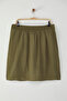 Green Lacing Detail Beach Wear Plus Size Skirt Tbbss25Az00016 - 8