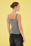 Anthracite Crop Premium Yarn/Special Yarn Ribbon Knitwear Thin Blouse Twoss25Bz00332 - 6