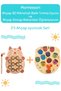Montessori 3D Wooden Fishing Game + Montessori Wooden Squirrel Figures Learning