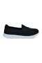 Orthopedic Women's Walking Shoes Black White - 3