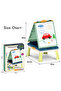 Artist Double Sided Handbag Drawing Board (31 Pcs) W/Board Game-Green - 5
