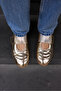 Bartu Women's Gold Rubber Detail Sneaker - 7