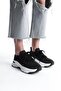 Women's Rocco Black Tricot White Sole Stone Sneakers & Sneakers - 3