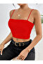 Women's Strappy Cotton Crop Bustier - 2