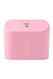 Auto Car Trash Can with Lid Organizer Trash Can Pink