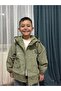 Khaki Children's Thin Coat - Stylish and Comfortable - 2