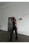Jeans with Stone High Waist-Xl - 2