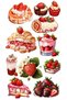 Sweet Themed Sticker Set (6 Sheets 107 Pieces) - 4