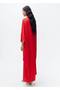Pleated Three-Quarter Sleeve Dress - 4