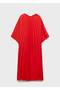 Pleated Three-Quarter Sleeve Dress - 3