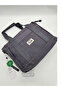 Smart bags 1326 linen canvas fabric smoked hand and shoulder bag - 5