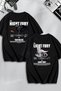 Unisex Light & Night Fury Dragon Back Printed Lover Couple Combination Design Oversize Tshirt Pack of 2
