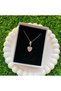 Paw Heart Necklace Steel Women Necklace Gift Necklace Steel Chain Silver Necklace