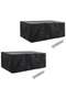 Garden Furniture Covers 2pcs 8 Person Poly Rattan 229x113cm