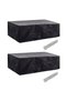 Garden Furniture Covers 2pcs 8 Person Poly Rattan 300x140 cm