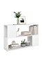 Book Cabinet White 100x24x63 cm Engineered Wood - 4