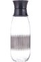 Glass Bottle L(9CM) XW(9CM) XH(26CM) Clear, black - 2