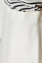 Satin Cream Skirt - 6