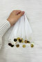 White Gold Chiffon Card Gift Halay Handkerchief 10 Pieces, Bride Groom Wedding Henna Circumcision Engagement Bride - 4