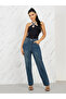 Frayed Texture Super Straight Fit Jeans - 2