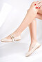 Women's Leather Patent Leather Double Strap Daily Comfortable Ballerinas - 2