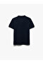 Cotton Short Sleeve Pique Fabric Polo Neck Slim Fit T-Shirt - 2