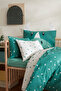 Marty 100% Cotton Baby Duvet Cover Set Green - 3