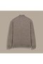 İnterview Sarar Zippered Half Turtleneck Knitted Pattern Dark Beige Knitwear Sweater - 2