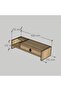 Mi̇ra Monitor Raiser Black Shelf - 6