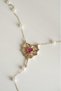 Stainless Steel Low-Cut Necklace with Pearls - 4