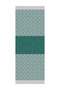 Nora Pattern Double Sided Shawl Emerald-Pink - 6
