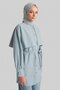 Windbreaker Cotton Shirt Ort3442 Foggy Blue - 4