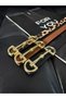 3-Piece Long Gold Buckle Thin Women's Belt, Coat Belt, Shirt Belt, Dress Belt - 2