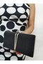 Women's Big Black Evening Dress Clutch Night Chain Wedding Bag - 3