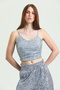 مبطن Croptop Strappy Bustier_bus32491 رمادي - 4