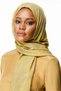 Mustard Karakul Run Shawl - Saharan Motif, Bushy Gray Color - 4