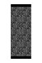 Henna Pattern Double Sided Shawl Black-Black - 5