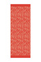 Selis Pattern Double Sided Shawl Mink-Red - 6