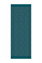 Velora Pattern Double Sided Shawl Dark Grey-Emerald - 5